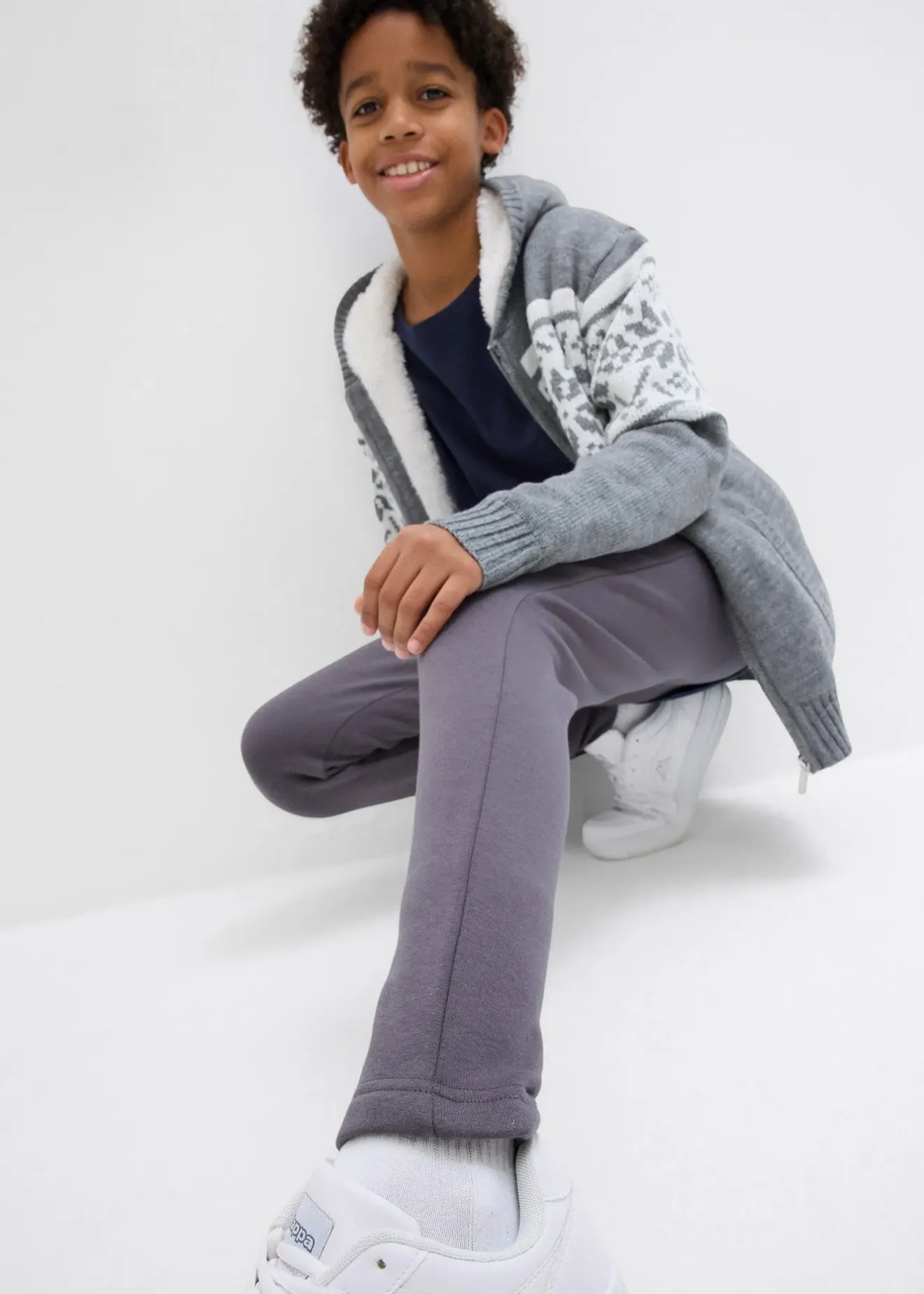 bonprix Lot de 2 leggings thermiques avec doublure en polaire douce|Enfant Lot De 2 Articles Et Plus|Garçons·Collants