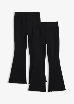 Enfant bonprix Vêtements Enfant|Filles 2-8 Ans·Lot De 2 Articles Et Plus|Lot de 2 leggings évasés et côtelés