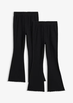 Enfant bonprix Vêtements Enfant|Filles 2-8 Ans·Lot De 2 Articles Et Plus|Lot de 2 leggings évasés et côtelés