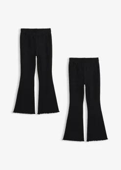 Enfant bonprix Vêtements Enfant|Filles 2-8 Ans·Lot De 2 Articles Et Plus|Lot de 2 leggings évasés et côtelés