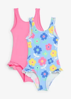 bonprix Lot de 2 maillots 1 pièce|Enfant Vêtements Enfant|Filles