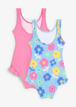 bonprix Lot de 2 maillots 1 pièce|Enfant Vêtements Enfant|Filles
