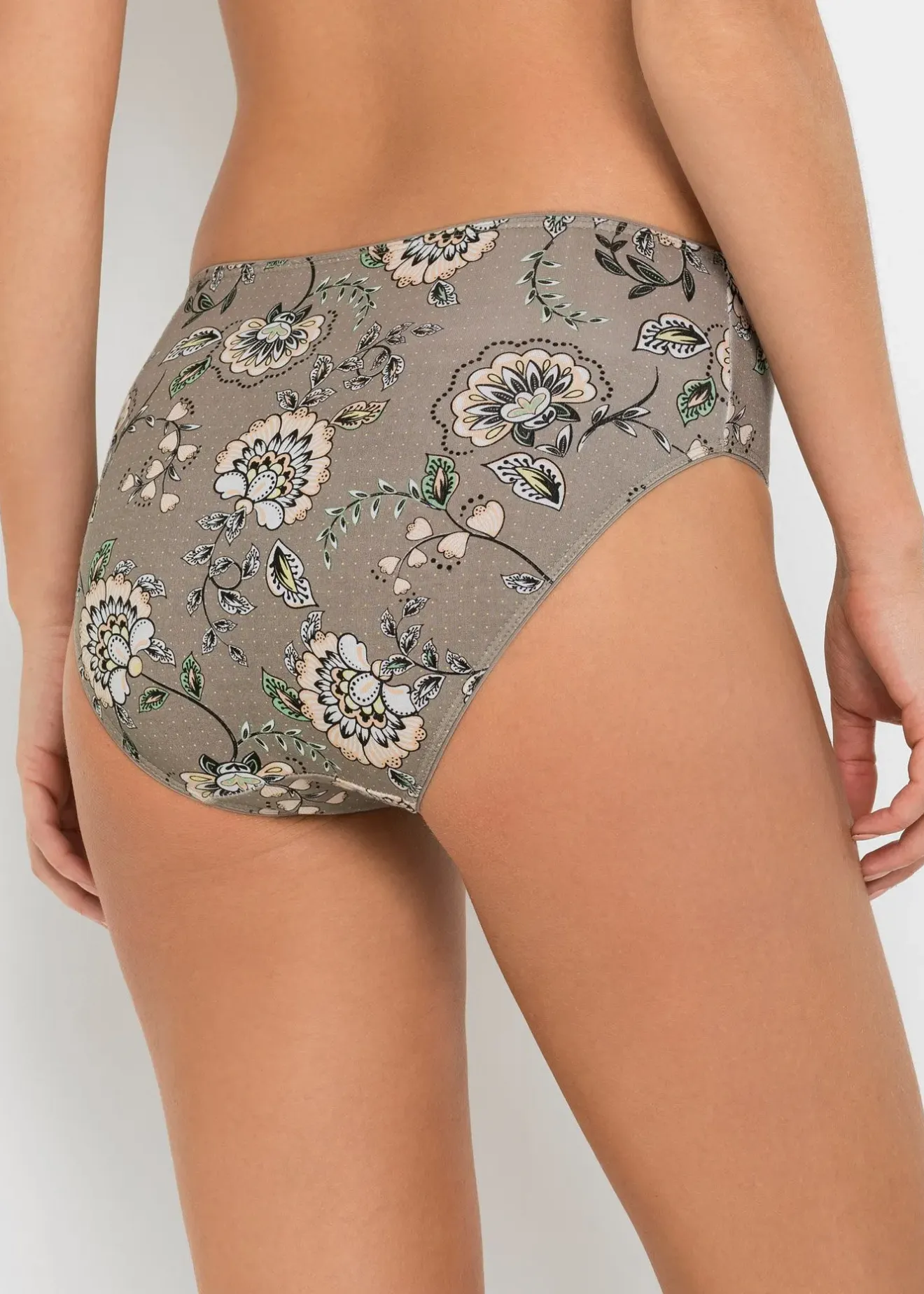 bonprix Lot de 4 maxi slips|Femme Lingerie Coton|Bas