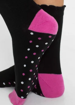 bonprix Lot de 5 paires de chaussettes|Femme Chaussettes & Collants