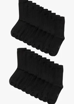 bonprix Lot de 20 paires de chaussettes|Femme Chaussettes|Socquettes