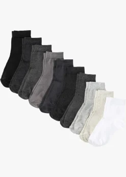 Femme bonprix Lot De 2 Articles Et Plus|Garçons·Collants|Lot de 10 paires de chaussettes courtes