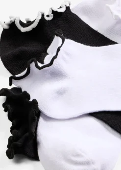 bonprix Lot de 8 paires de socquettes coton|Femme Chaussettes & Collants