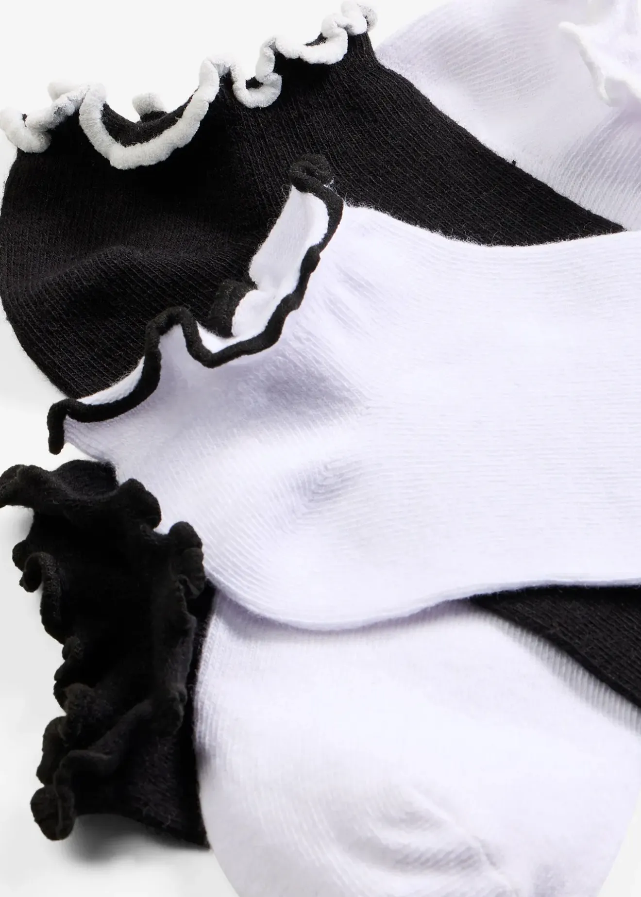 bonprix Lot de 8 paires de socquettes coton|Femme Chaussettes & Collants