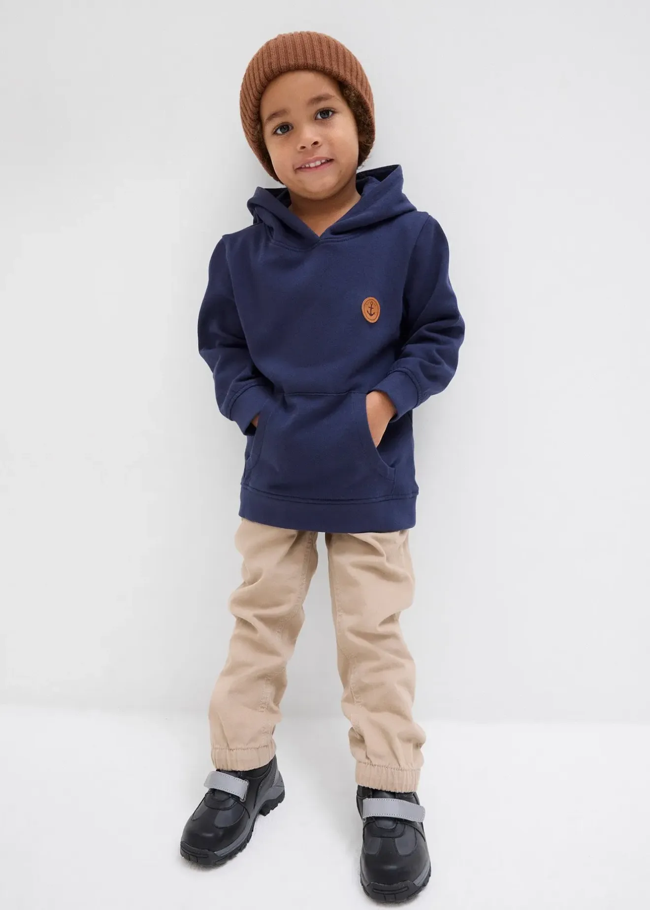 Enfant bonprix Vêtements Enfant|Garçons 2-8 Ans·Lots De 2 Articles Et Plus|Lot de 3 pantalons à taille élastique, Regular Fit