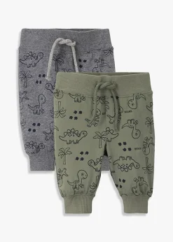bonprix Lot de 2 pantalons bébé en coton|Enfant Vêtements Enfant|Lot De 2 Articles Et Plus