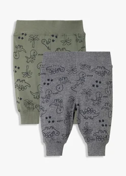 bonprix Lot de 2 pantalons bébé en coton|Enfant Vêtements Enfant|Lot De 2 Articles Et Plus