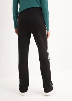 bonprix Lot de 2 pantalons de grossesse en matière sweat|Femme Femme Enceinte