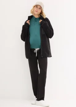 bonprix Lot de 2 pantalons de grossesse en matière sweat|Femme Femme Enceinte