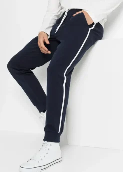 bonprix Lot de 2 pantalons de jogging à détails contrastants|Homme Vêtements De Sport|Pantalons