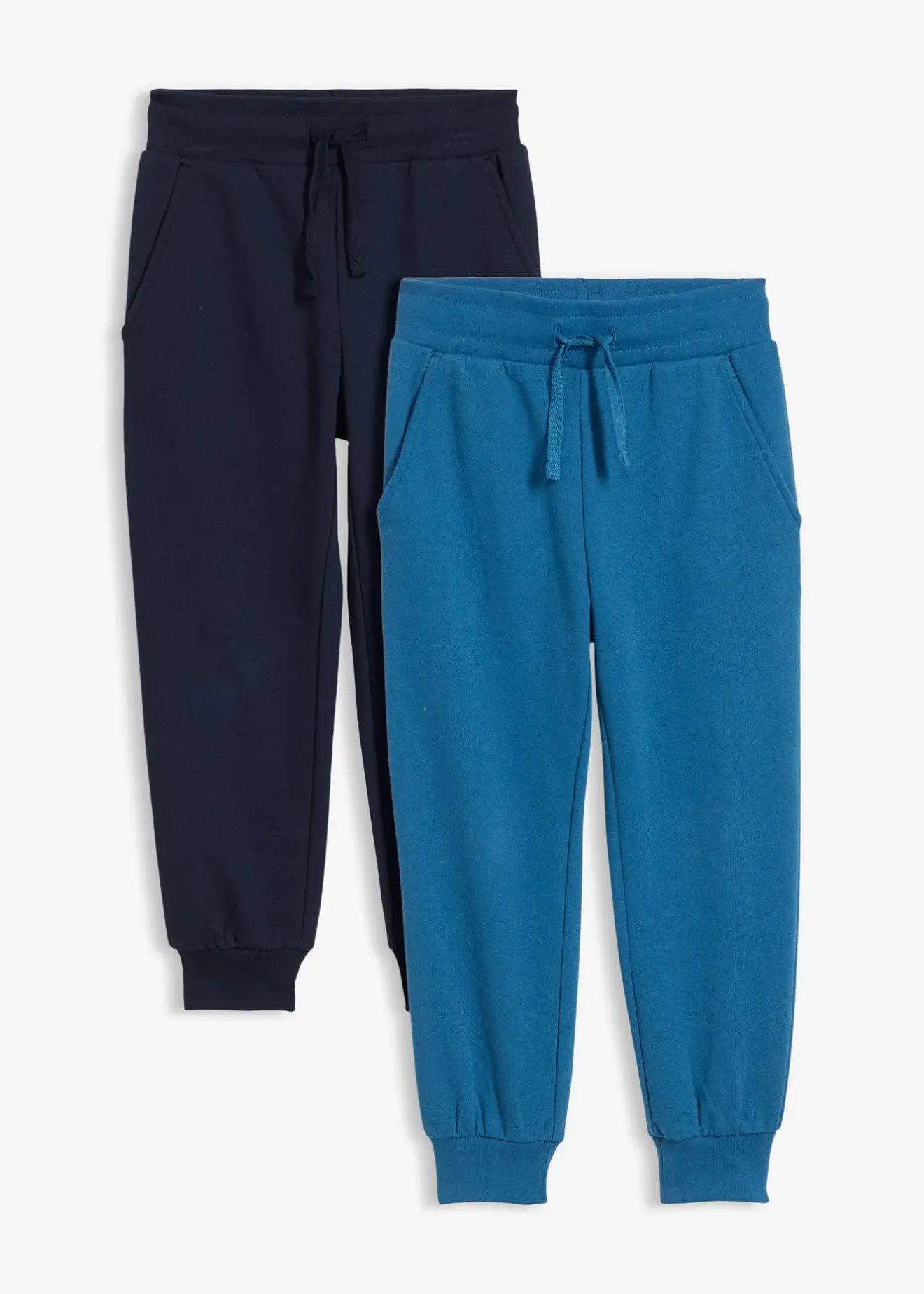 bonprix Lot de 2 pantalons de jogging doux en coton mélangé|Enfant Vêtements Enfant|Garçons 2-8 Ans·Lots De 2 Articles Et Plus