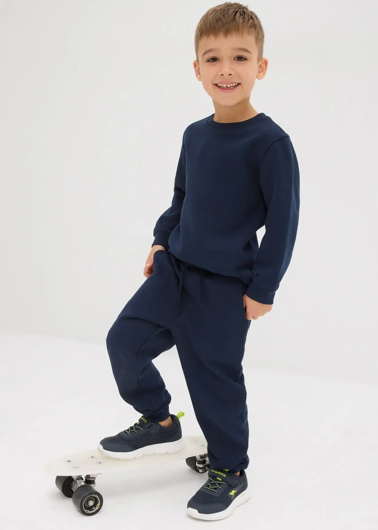 bonprix Lot de 2 pantalons de jogging doux en coton mélangé|Enfant Vêtements Enfant|Garçons 2-8 Ans·Lots De 2 Articles Et Plus