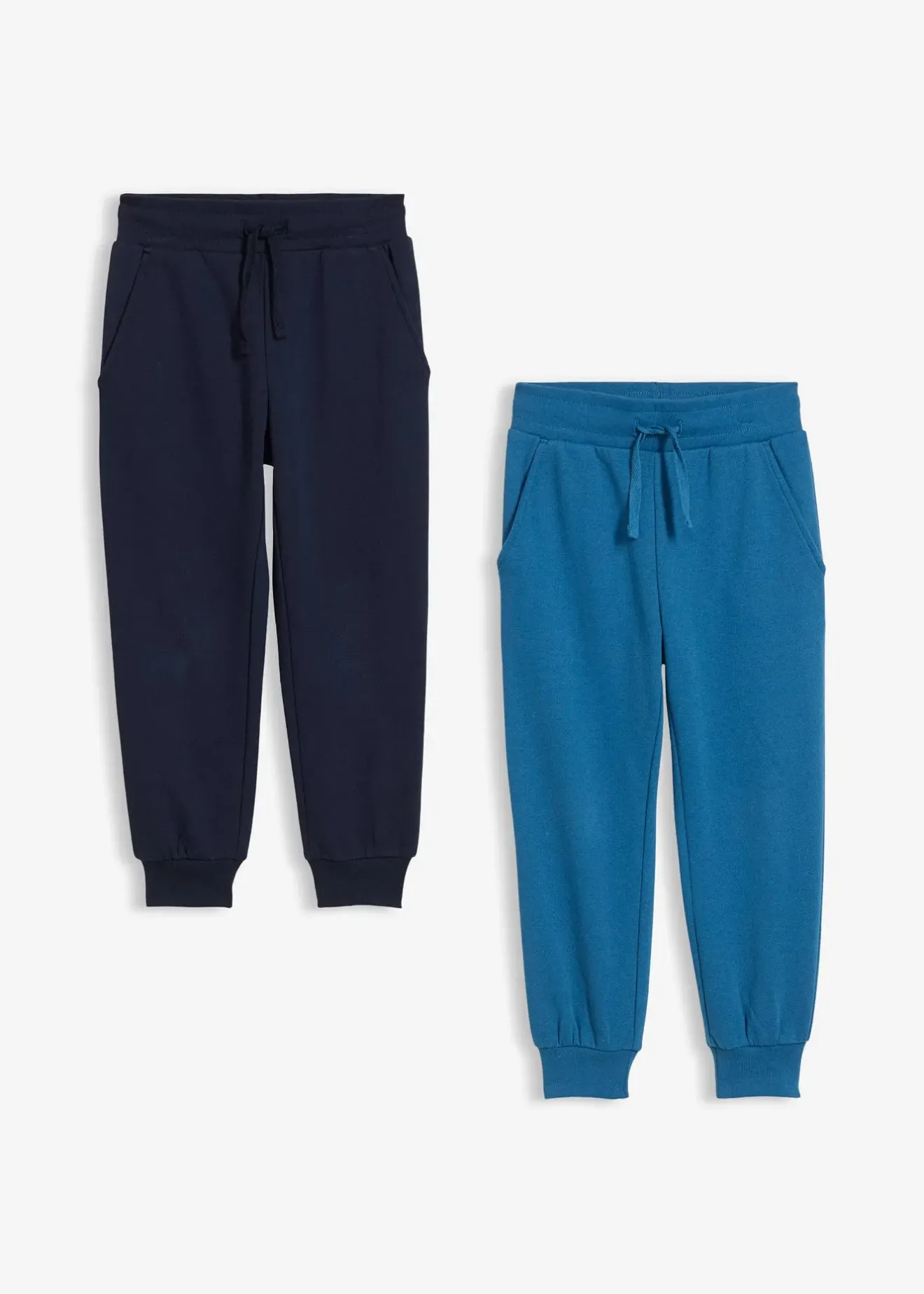 bonprix Lot de 2 pantalons de jogging doux en coton mélangé|Enfant Vêtements Enfant|Garçons 2-8 Ans·Lots De 2 Articles Et Plus
