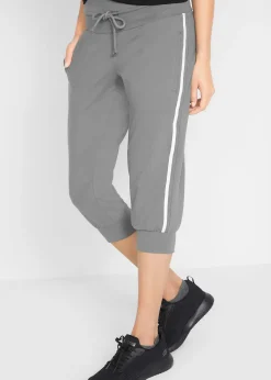 bonprix Lot de 2 pantalons de jogging en coton, longueur 3/4|Femme Vêtements De Sport|Sweats