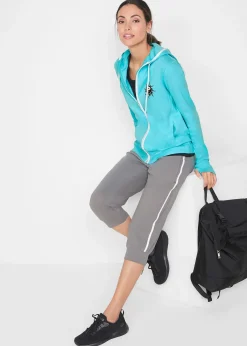 bonprix Lot de 2 pantalons de jogging en coton, longueur 3/4|Femme Vêtements De Sport|Sweats