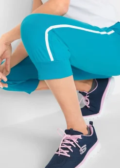 Femme bonprix Vêtements De Sport|Sweats|Lot de 2 pantalons de jogging en coton, longueur 3/4