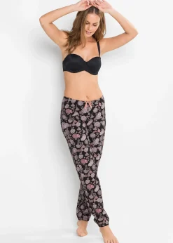bonprix Lot de 2 pantalons de pyjama pur coton|Femme Lingerie Nuit