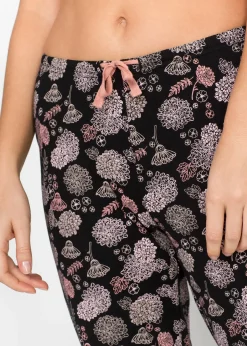 bonprix Lot de 2 pantalons de pyjama pur coton|Femme Lingerie Nuit