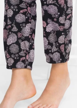 bonprix Lot de 2 pantalons de pyjama pur coton|Femme Lingerie Nuit