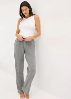 bonprix Lot de 2 pantalons de pyjama à poches latérales|Femme Lingerie Nuit