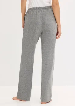 bonprix Lot de 2 pantalons de pyjama à poches latérales|Femme Lingerie Nuit