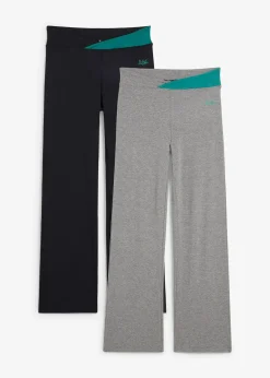 Femme bonprix Vêtements De Sport|Pantalons|Lot de 2 pantalons de sport, bootcut