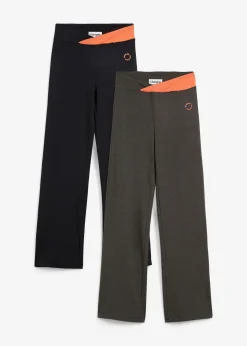 bonprix Lot de 2 pantalons de sport, bootcut|Femme Vêtements De Sport|Pantalons