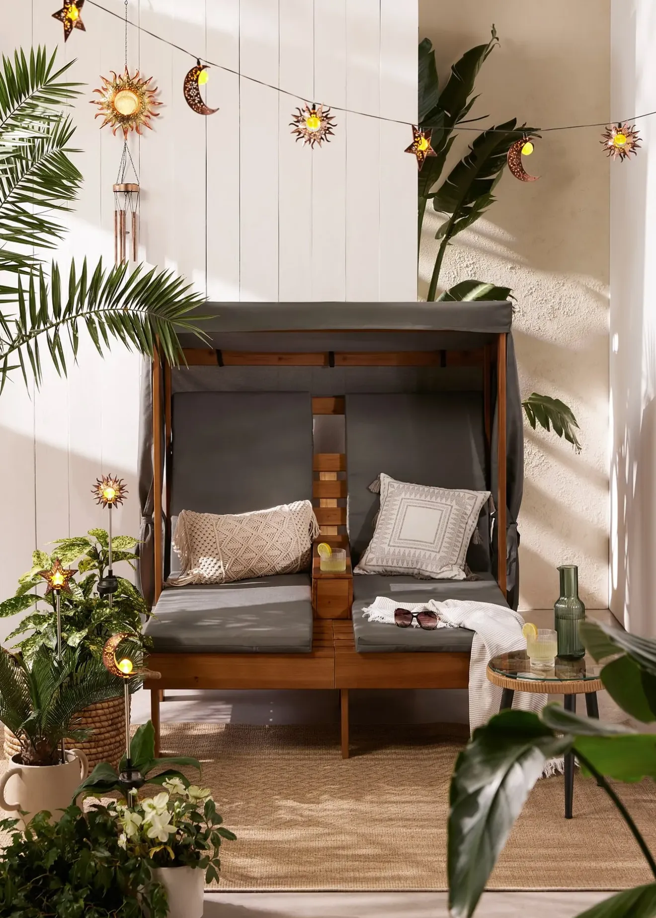 bonprix Lot de 3 piquets de jardin solaire Soleil, Lune, Étoile| Jardin & Balcon·Déco De Jardin & Éclairage|Déco De Jardin & Éclairage