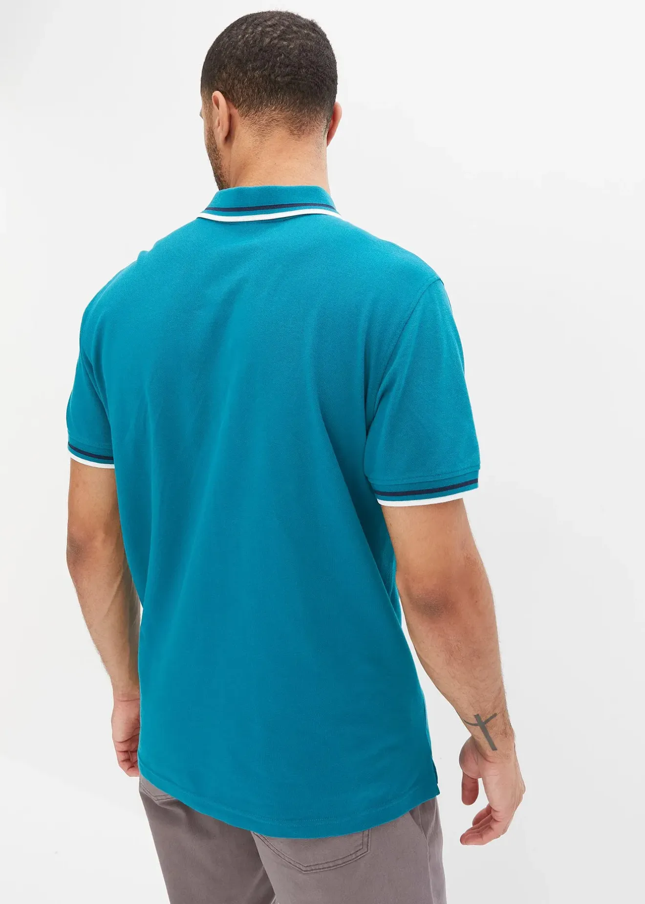 bonprix Lot de 2 polos en maille piquée 100% coton|Homme T-Shirts & Polos