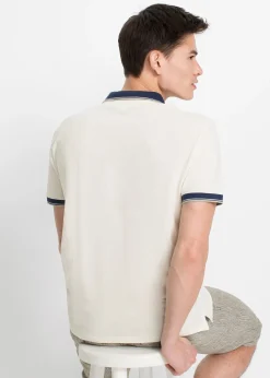 Homme bonprix T-Shirts & Polos|Lot de 3 polos en maille piquée, 100% coton