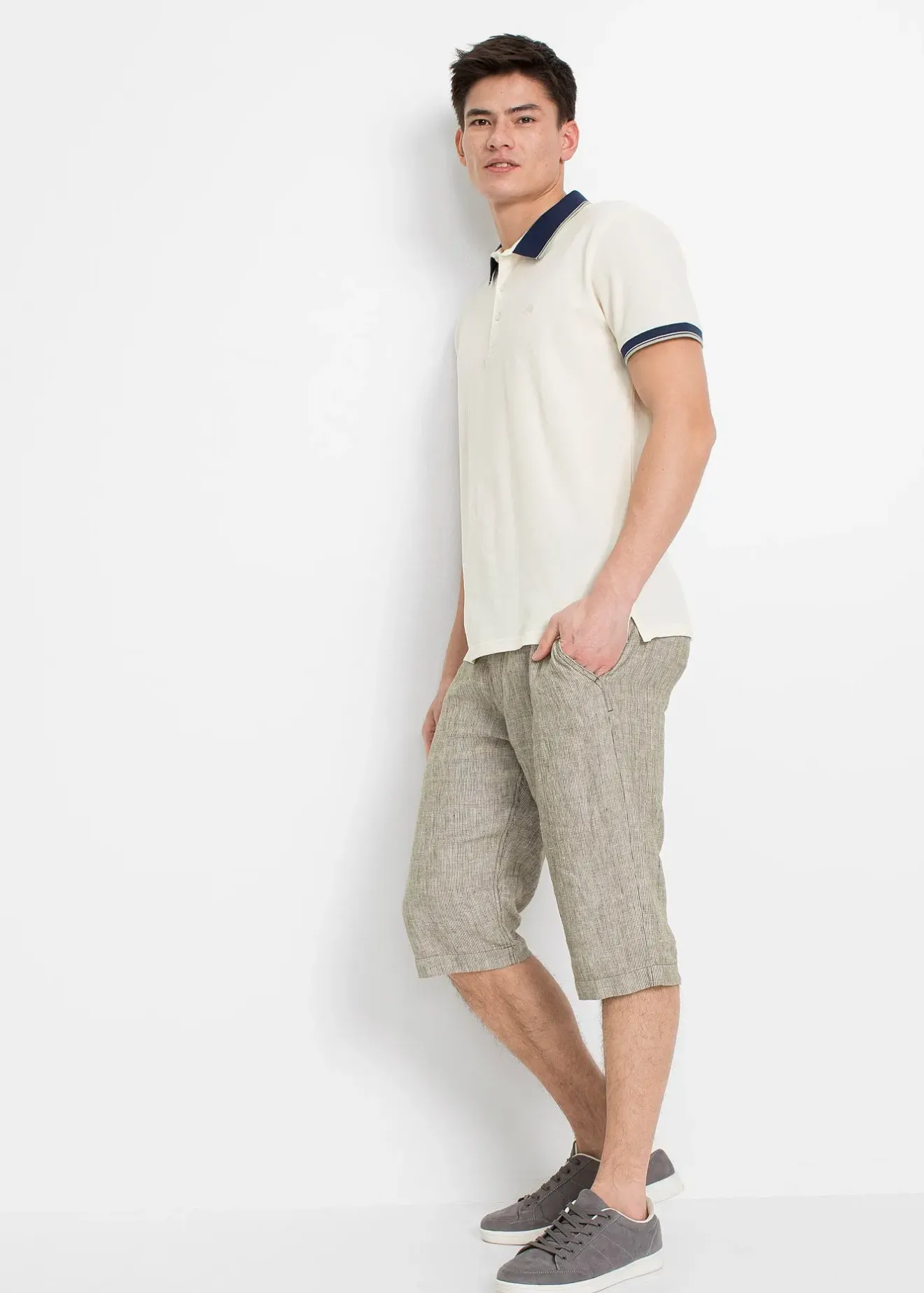 Homme bonprix T-Shirts & Polos|Lot de 3 polos en maille piquée, 100% coton