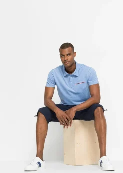 bonprix Lot de 2 polos en maille piquée, 100% coton|Homme T-Shirts & Polos