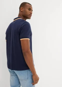 bonprix Lot de 2 polos en maille piquée 100% coton|Homme T-Shirts & Polos