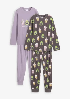 Enfant bonprix Vêtements Enfant|Filles·Pyjamas & Chemises De Nuit|Lot de 2 pyjamas 100% coton