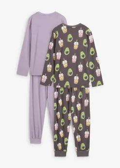 Enfant bonprix Vêtements Enfant|Filles·Pyjamas & Chemises De Nuit|Lot de 2 pyjamas 100% coton