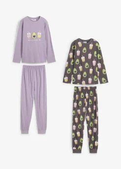Enfant bonprix Vêtements Enfant|Filles·Pyjamas & Chemises De Nuit|Lot de 2 pyjamas 100% coton