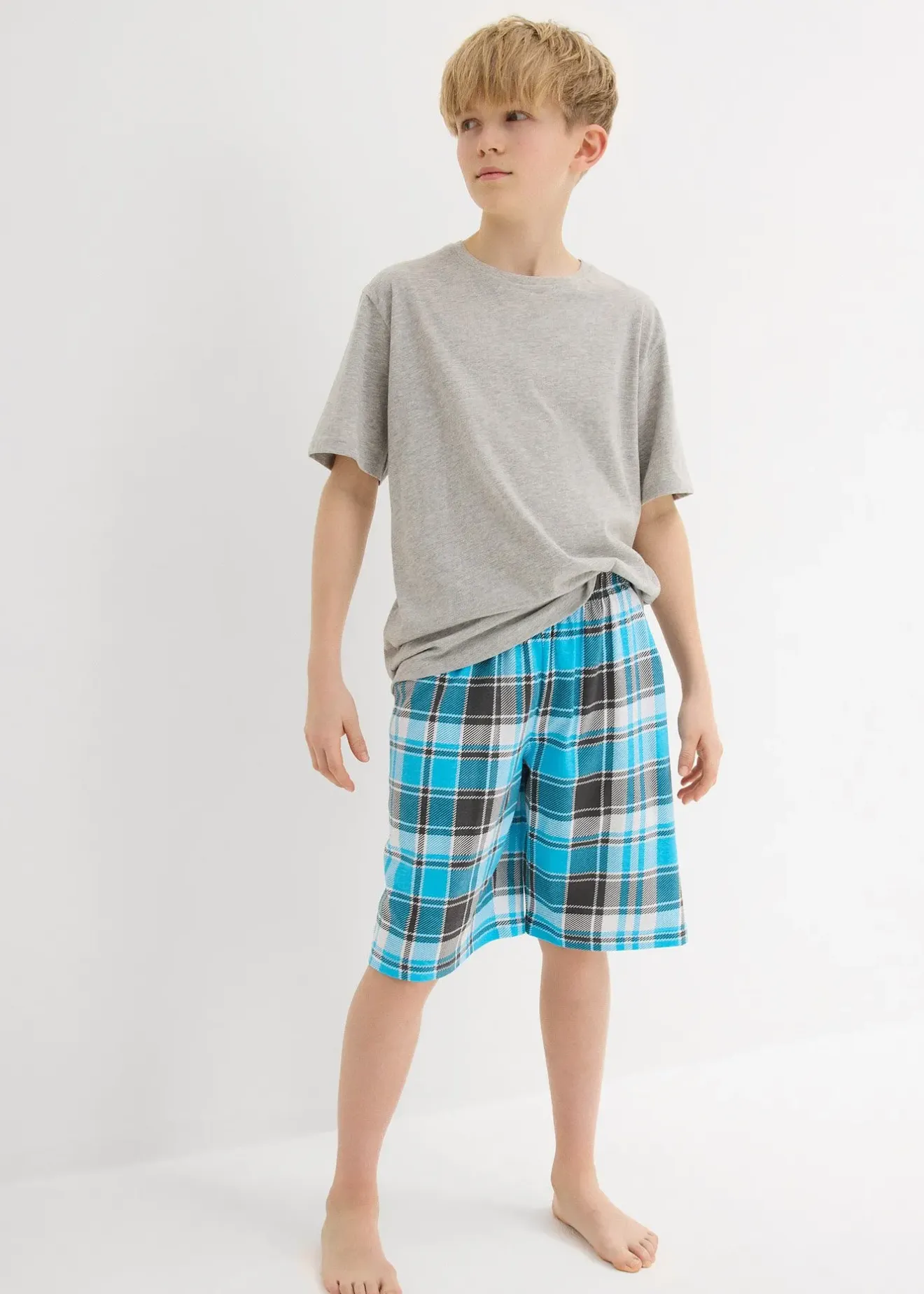 Enfant bonprix Vêtements Enfant|Garçons·Pyjamas|Lot de 2 pyjashorts en coton doux