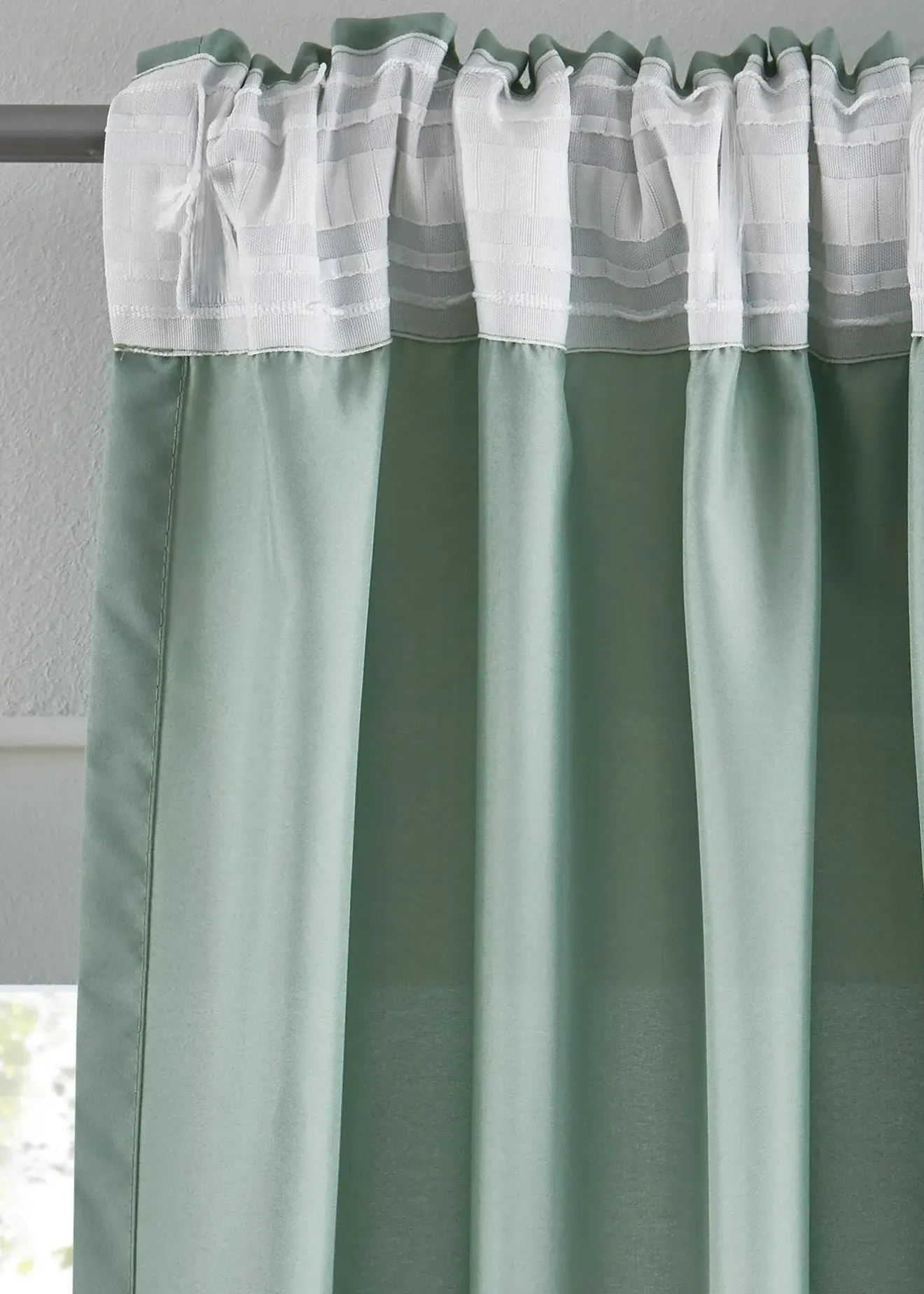 bonprix Lot de 2 rideaux en microfibre| Salon·Rideaux & Voilages|Rideaux Classiques