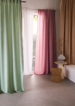 bonprix Salon·Rideaux & Voilages|Rideaux Classiques|Lot de 2 rideaux en microfibre