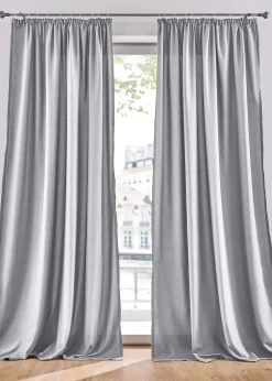 bonprix Salon·Rideaux & Voilages|Rideaux Classiques|Lot de 2 rideaux en microfibre