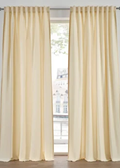 bonprix Salon·Rideaux & Voilages|Rideaux Classiques|Lot de 2 rideaux en microfibre