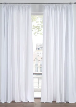 bonprix Lot de 2 rideaux en microfibre| Salon·Rideaux & Voilages|Rideaux Classiques