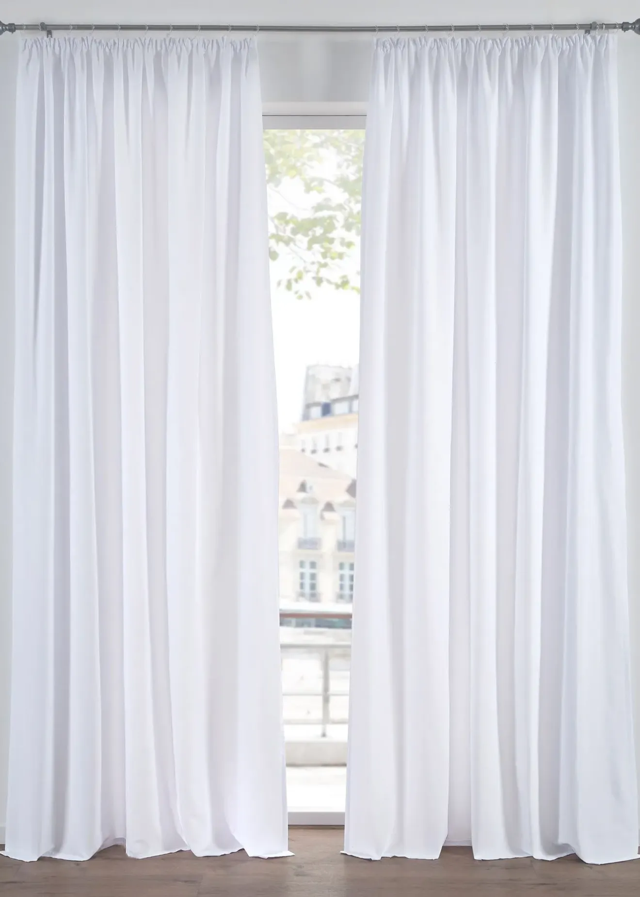 bonprix Lot de 2 rideaux en microfibre| Salon·Rideaux & Voilages|Rideaux Classiques