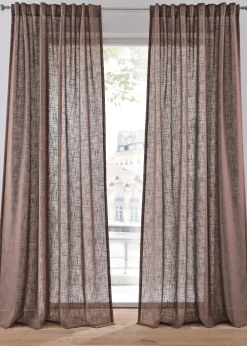 bonprix Lot de 2 rideaux texturés| Salon·Rideaux & Voilages|Rideaux Classiques