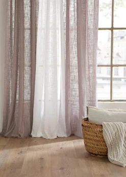 bonprix Lot de 2 rideaux texturés| Salon·Rideaux & Voilages|Rideaux Classiques