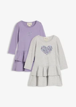 Enfant bonprix Vêtements Enfant|Filles 2-8 Ans·Lot De 2 Articles Et Plus|Lot de 2 robes en jersey 100% coton